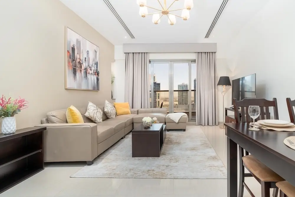 Дубай: Superhost - Elegant Apartment With Balcony In Downtown