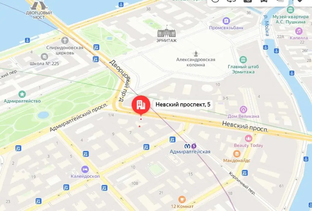 Санкт-Петербург: Гостиница Соната на Невском 5 Дворцовая площадь