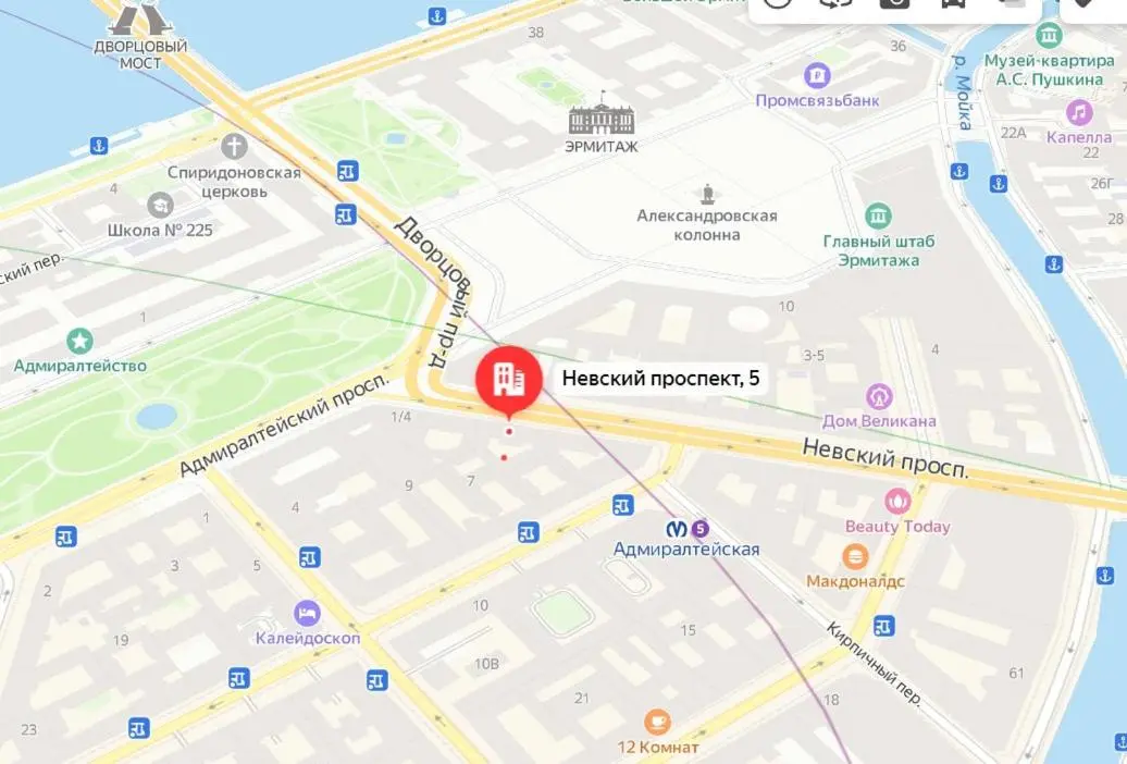 Санкт-Петербург: Гостиница Соната на Невском 5 Дворцовая площадь
