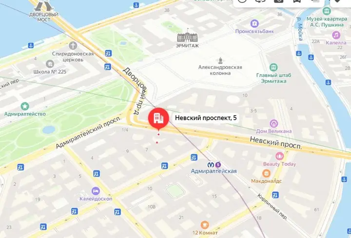 Санкт-Петербург: Гостиница Соната на Невском 5 Дворцовая площадь
