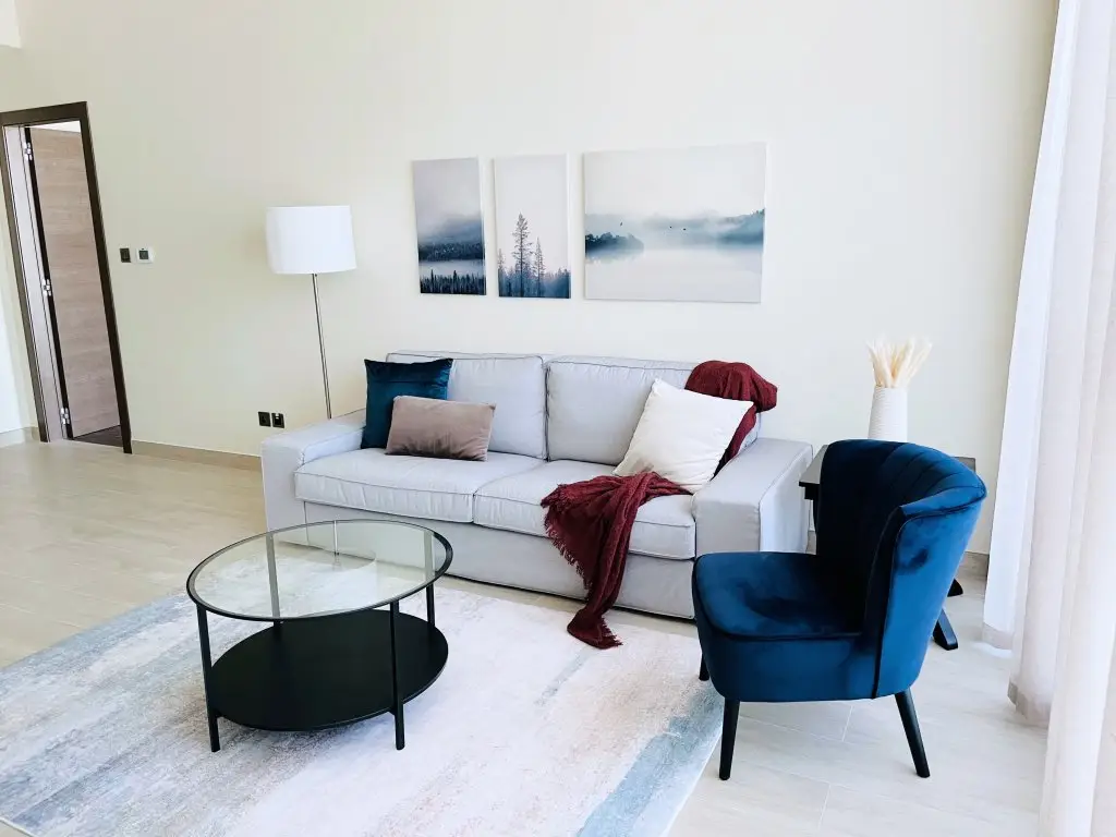 Дубай: Elite LUX Holiday Homes - 1BR Getaway Luxe Pool, Gym, Games Room Arjan, Dubai