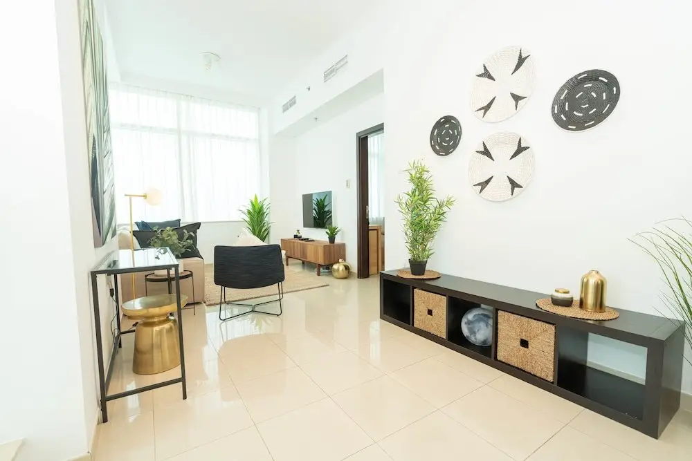 Дубай: Fantastay - Botanica Tower 1 BDR Ocean View