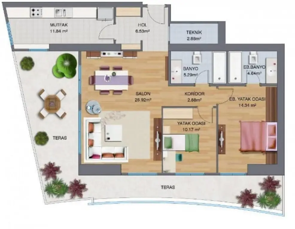 Стамбул: Deluxe Apartment With Shared Pool in Maslak