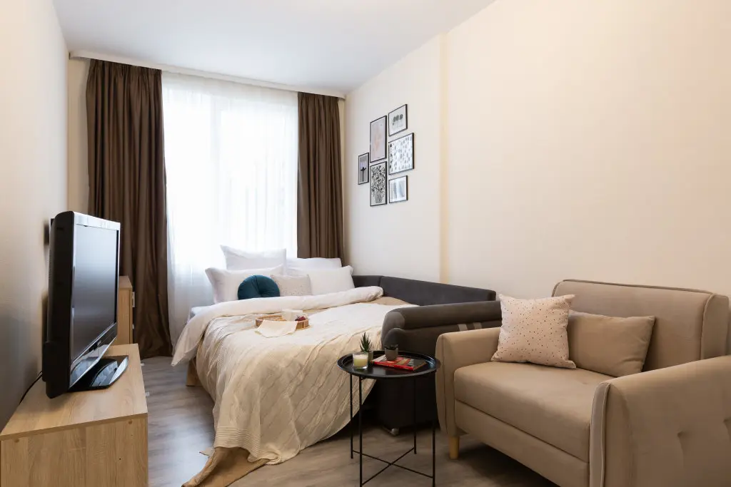 Москва: Апартаменты Life Apartments ЖК Спутник, рядом Экспоцентр и ТЦ Vegas