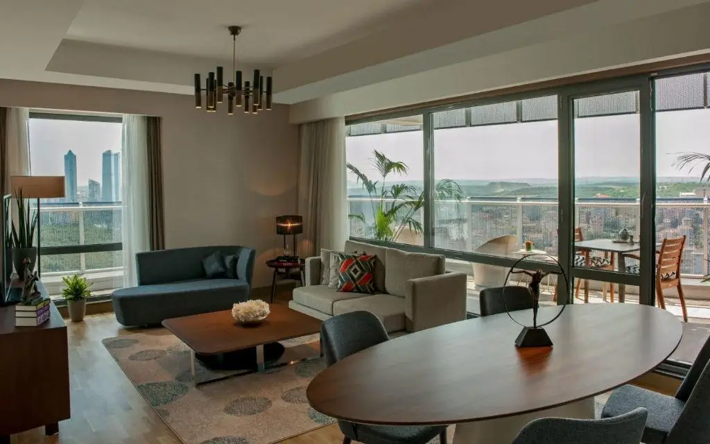 Стамбул: Fancy Apartment with Shared Pool and Refreshing View in Maslak