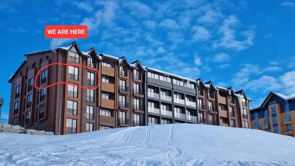 Гудаури: 2-bedroom apartment with mountain view in New Gudauri