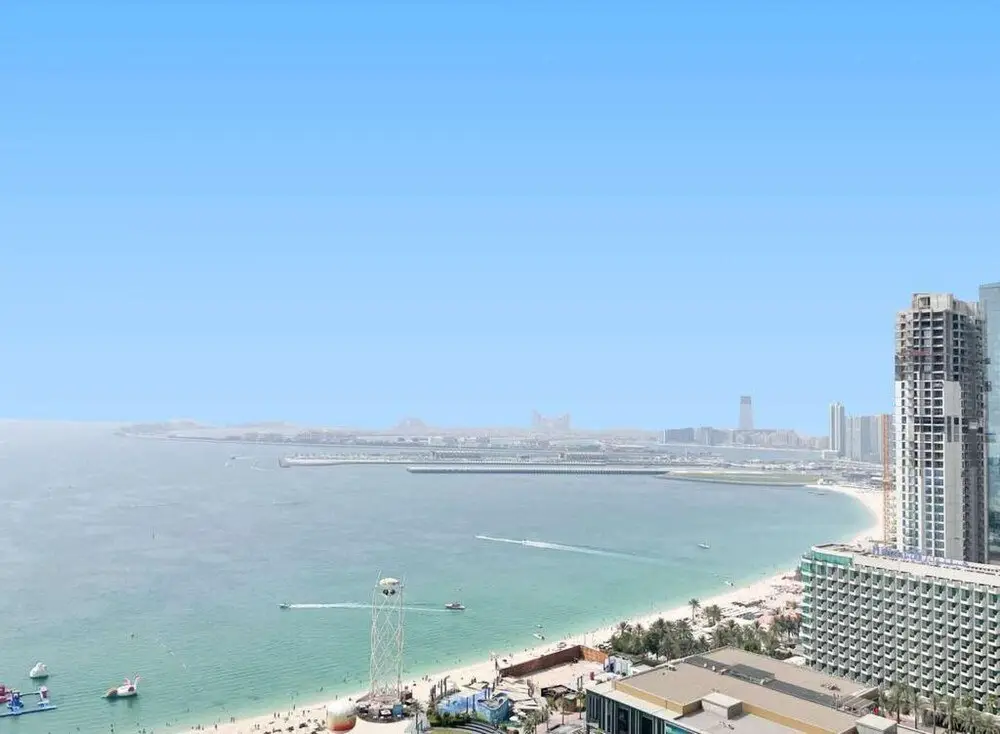 Дубай: Lovely 3BR Unit w Beach View JBR