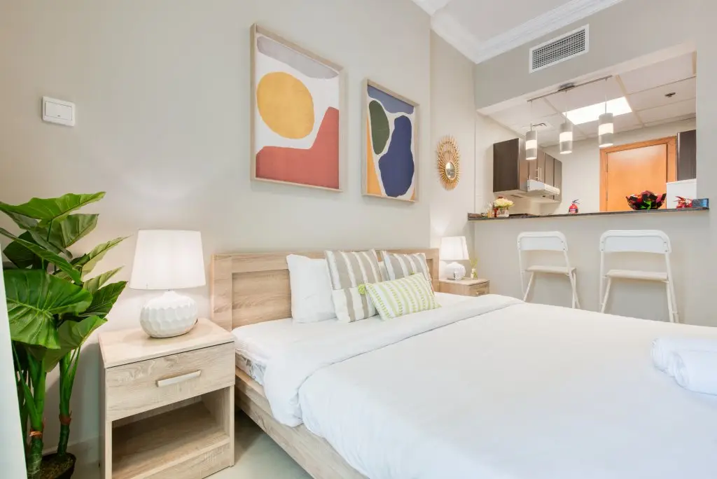 Дубай: Elite LUX Holiday Homes - Fabulous Studio - Access to Beach & Metro in Dubai Marina