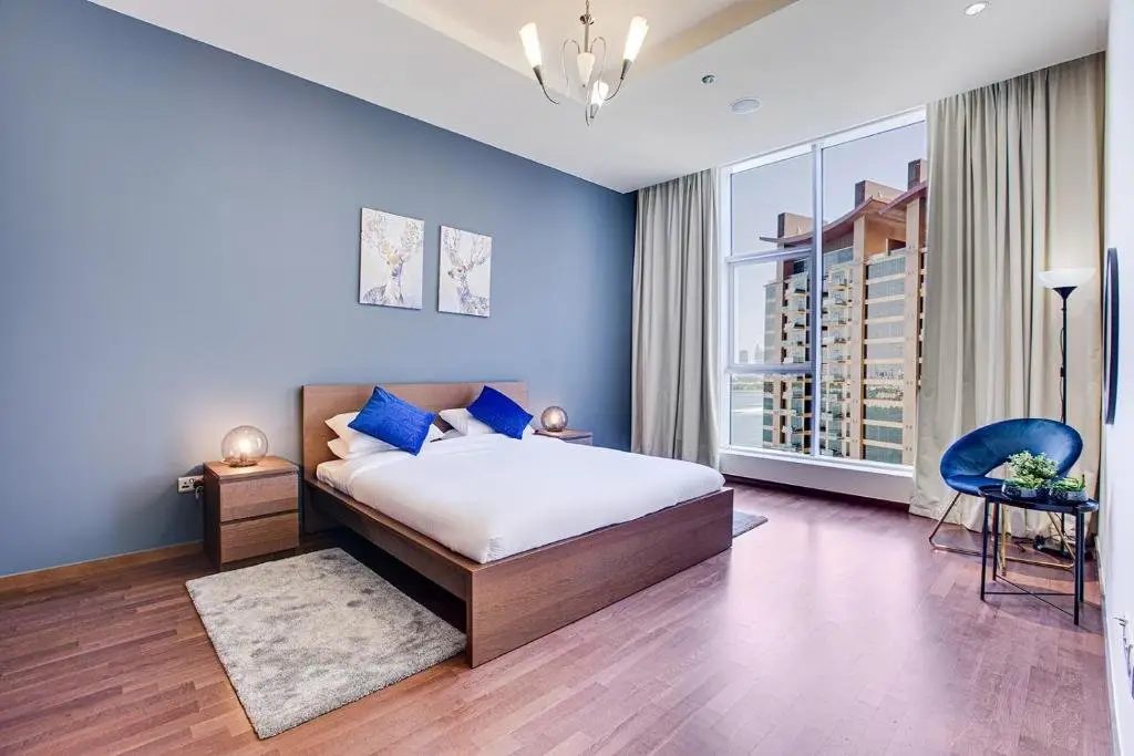 Дубай: Luxury apartment with beach and sea view