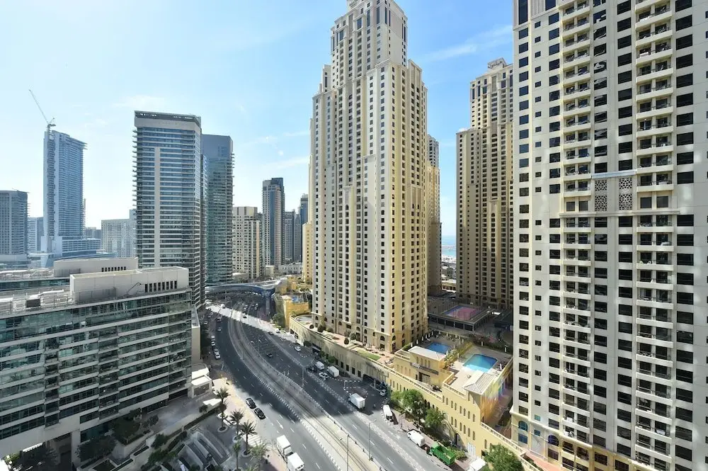 Дубай: RYN - Dubai Marina Studio with balcony