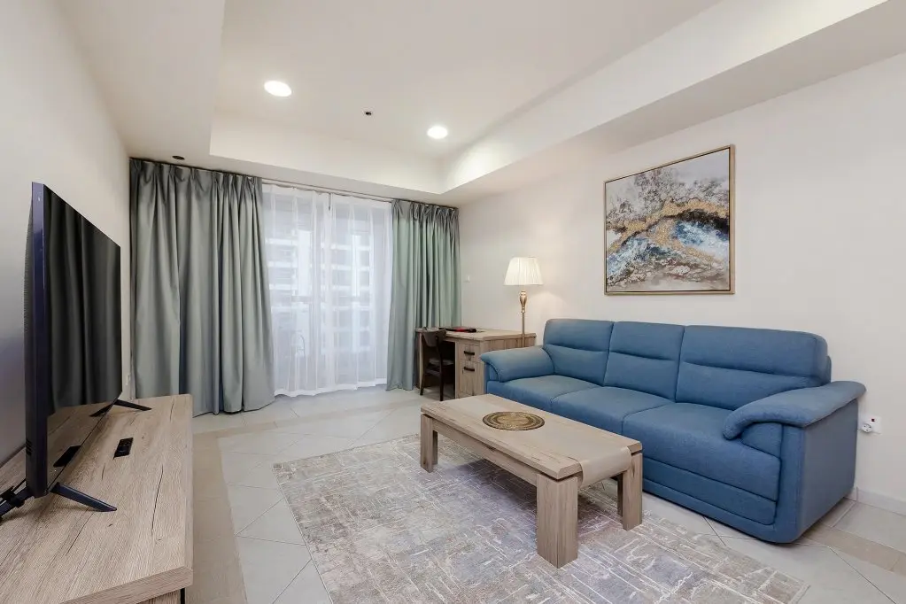 Дубай: Апартаменты Princess tower 1 br new furnished