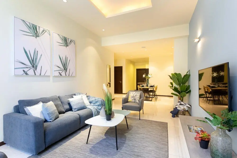 Дубай: Luxury Urban Chic Apt on Palm w Prvt Beach Access
