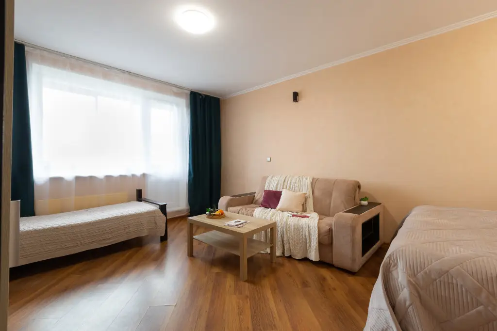 Зеленоград: Apartments Life Apartments с балконом у Ледового дворца