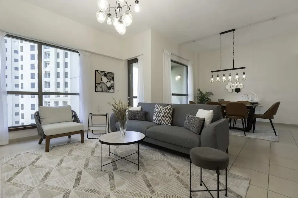 Дубай: Exquisite 3BR Apt for 6 Guests in Dubai Marina!