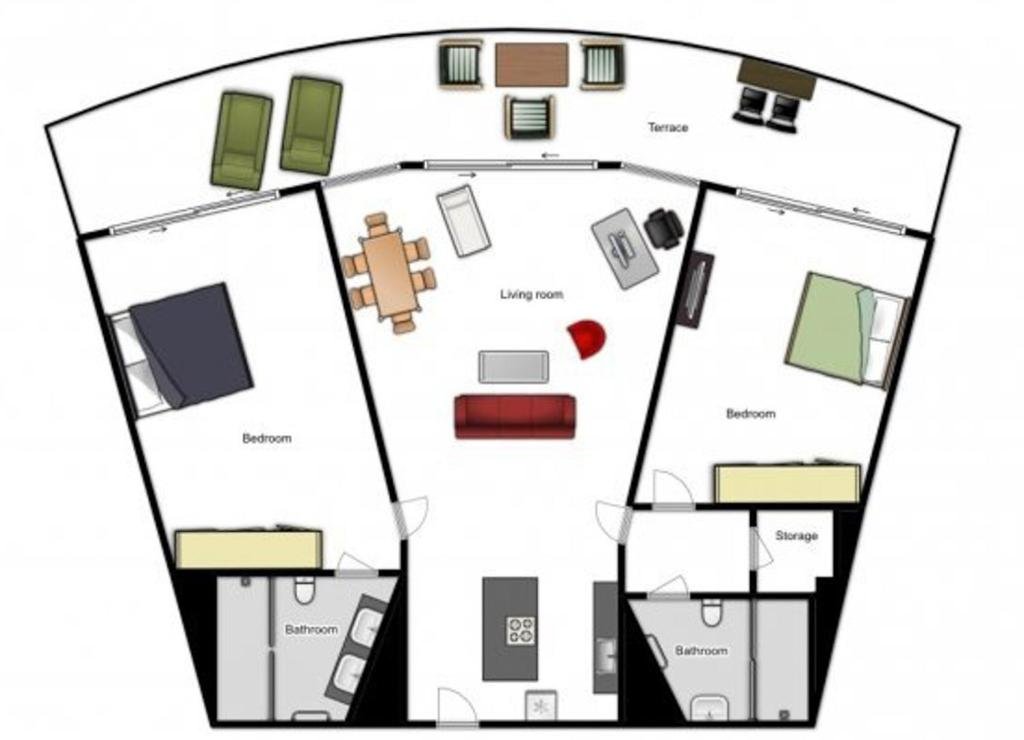Чакпхонг: Rayong Seaview Condo 230 sqm condo, 2 bedroom