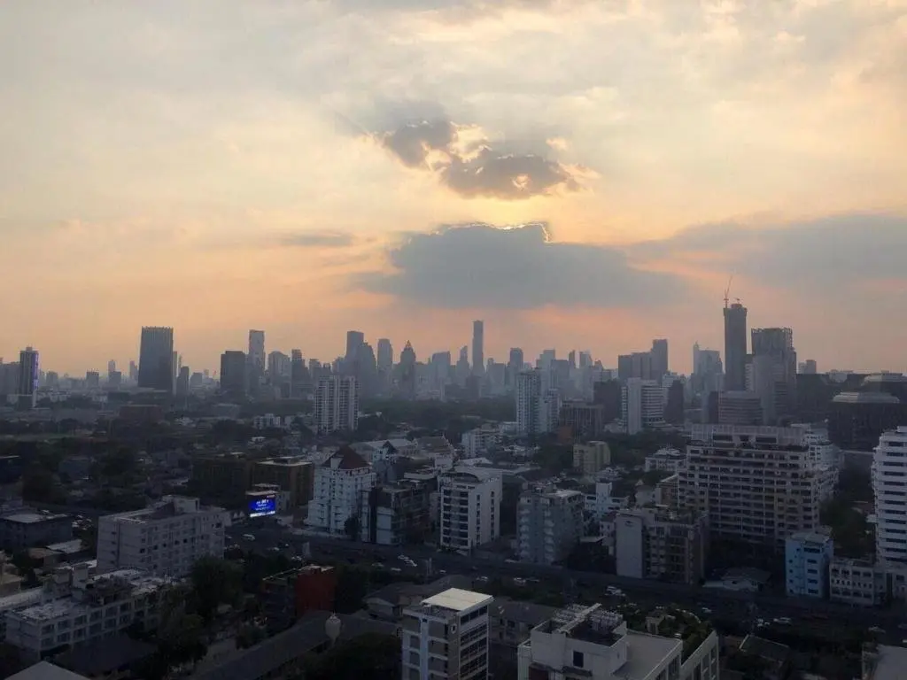Бангкок: cozy apartment central bangkok 25th floor beautifull balcony