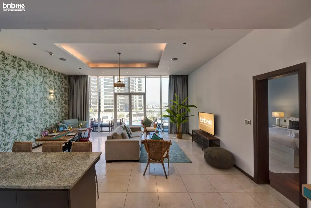 Дубай: Апартаменты bnbmehomes | Pvt Beach, Infinity Pool @ Andaaz-204