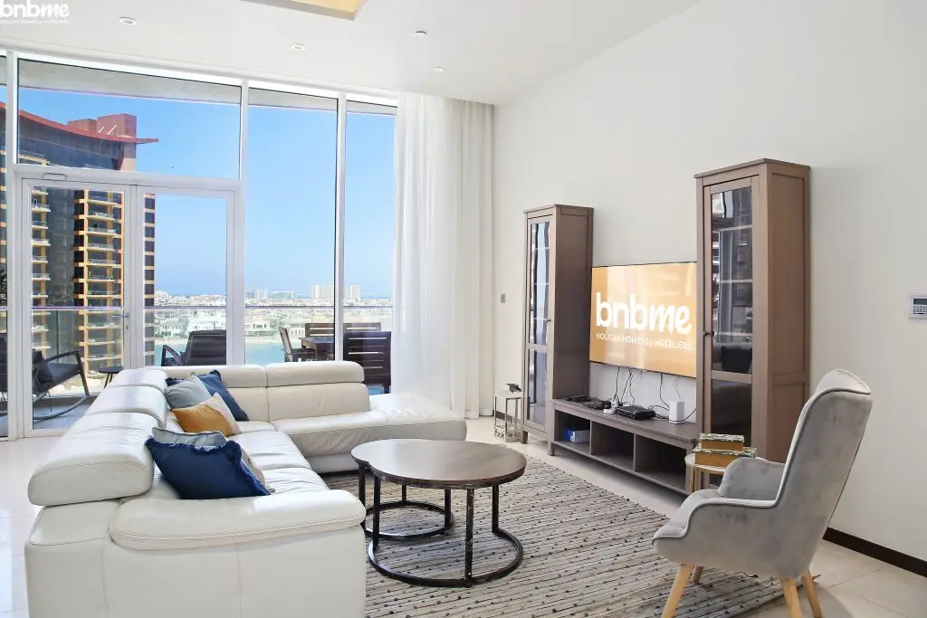Дубай: Апартаменты bnbmehomes | Look over the Palm and Arabian Sea-504