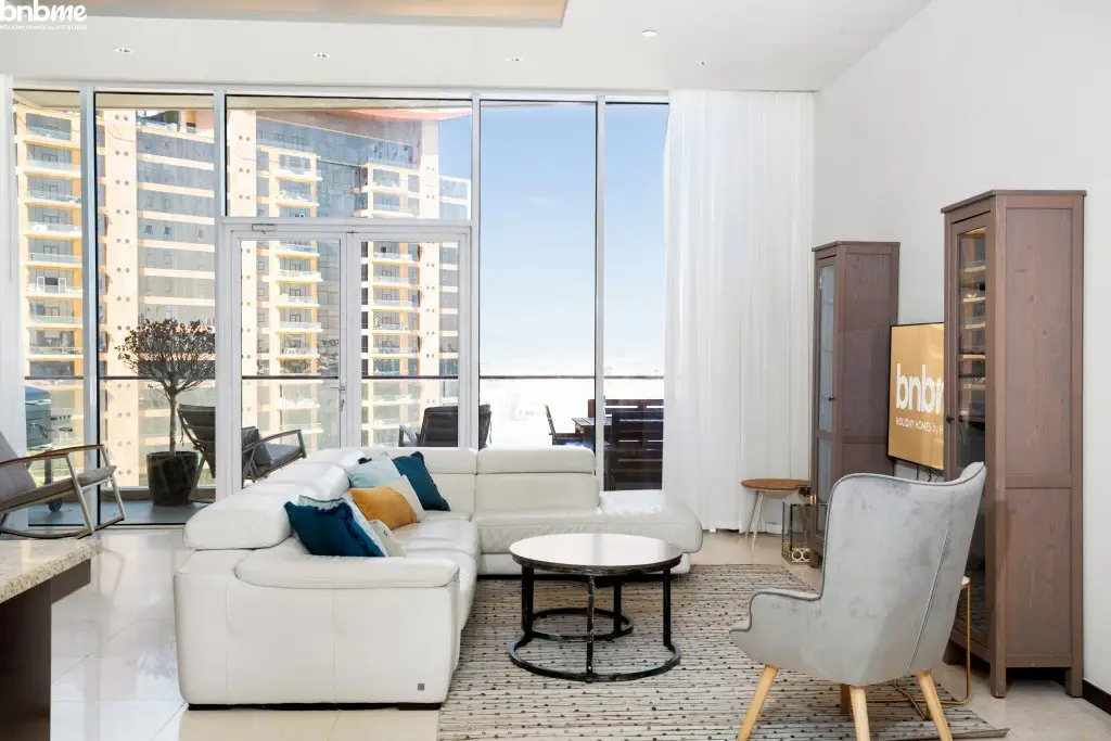Дубай: Апартаменты bnbmehomes | Look over the Palm and Arabian Sea-504