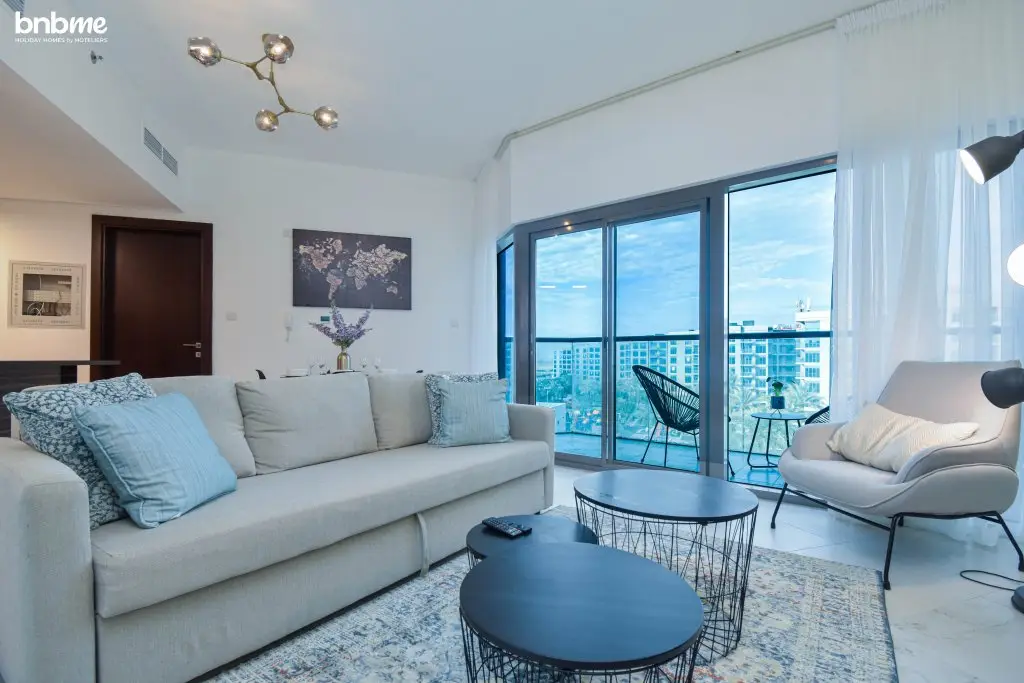 Дубай: Апартаменты bnbmehomes | Deluxe 1BR | 5 mins to Expo-306