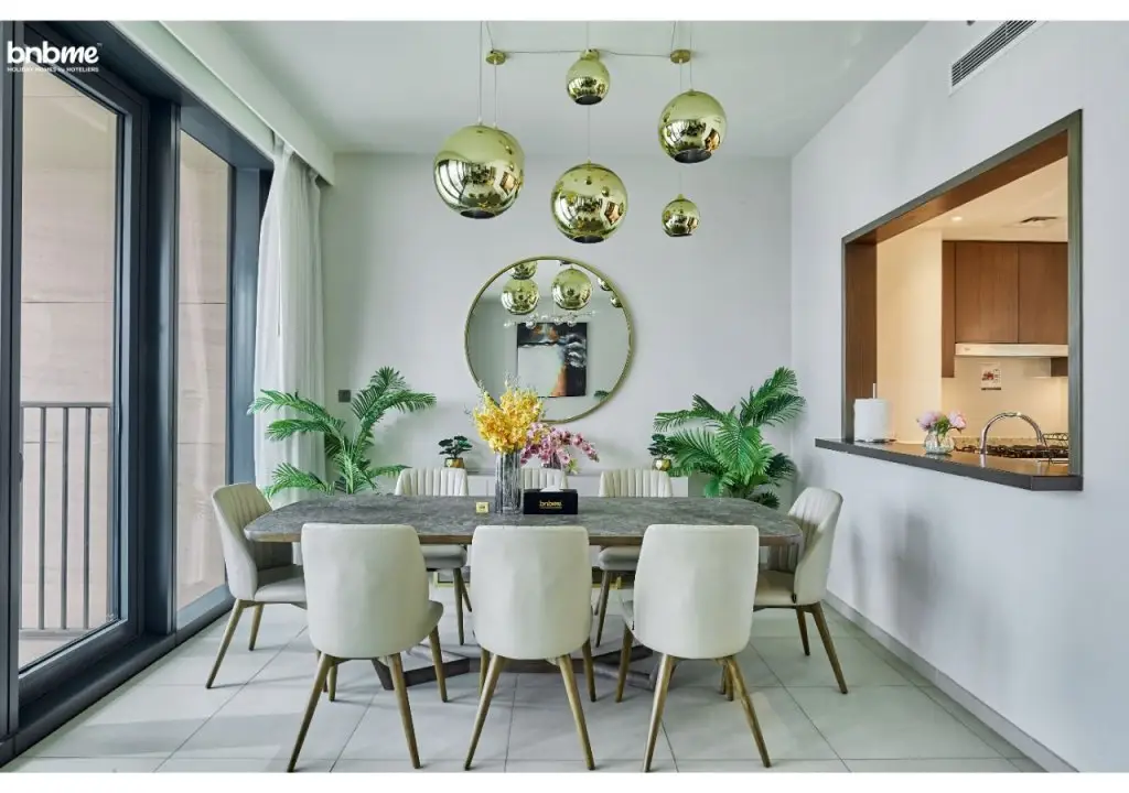 Дубай: Апартаменты Duplex w/ large outdoors patio on Pool level@BurjK-209
