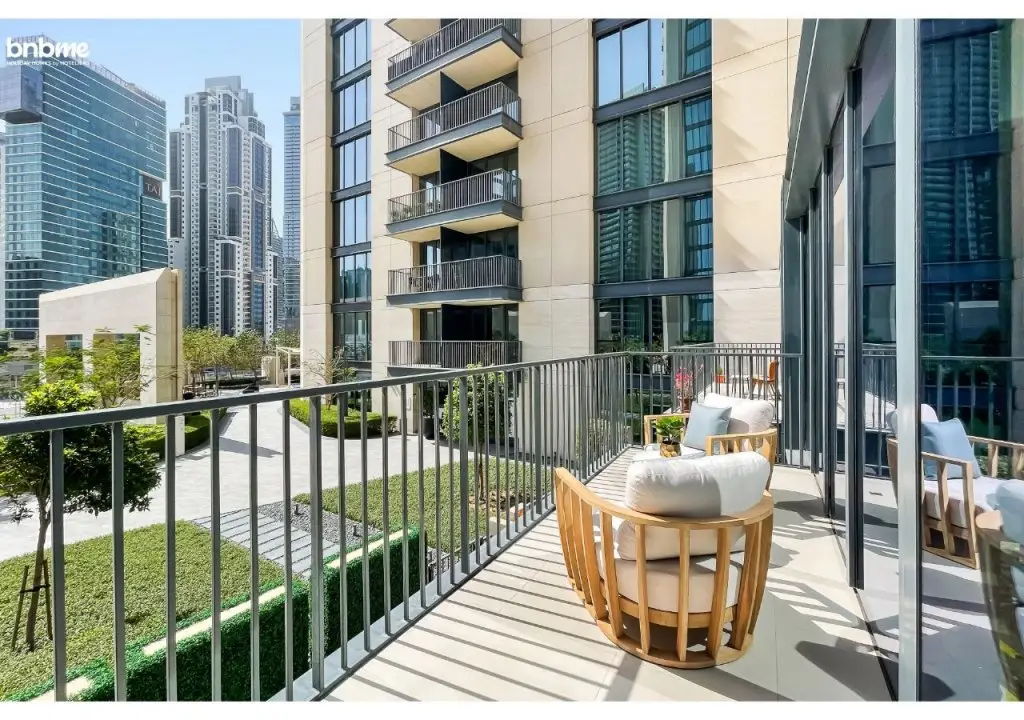 Дубай: Апартаменты Duplex w/ large outdoors patio on Pool level@BurjK-209