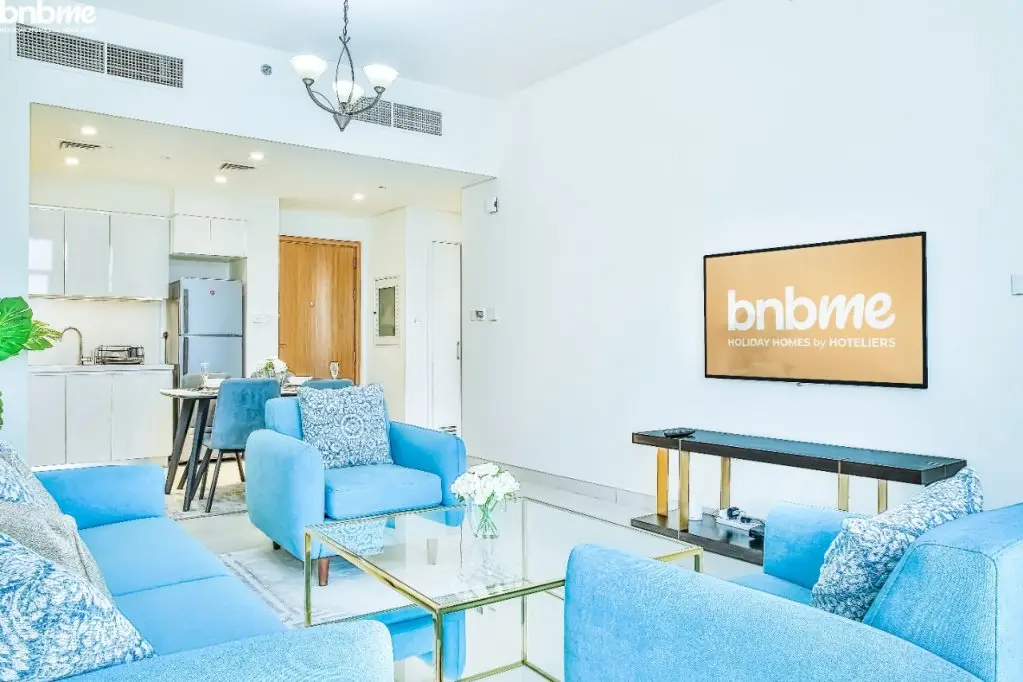 Апартаменты bnbmehomes | Chic 1 BR Next to Dubai Hills Mall- Tower D 104 — фото 1
