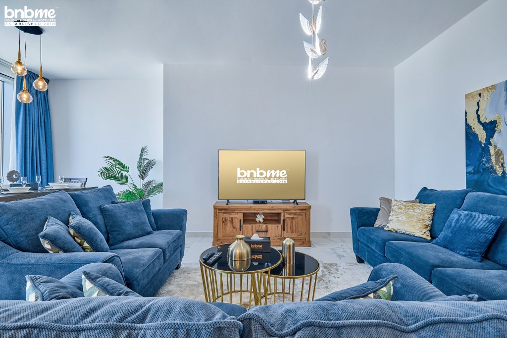 Апартаменты bnbmehomes | Modern Interior 2 BR | Al Habtoor-3504 — фото 1