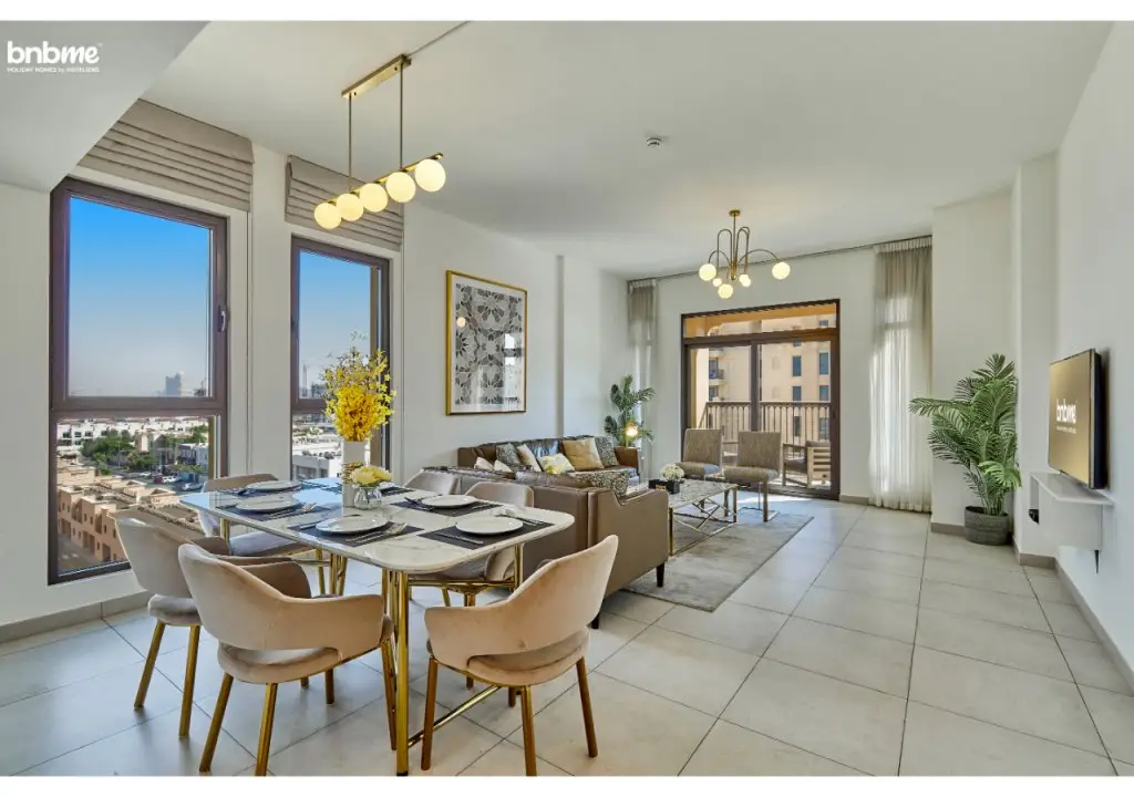 Дубай: Апартаменты bnbmehomes | Elegant Pool View | 2BR Apartment-607