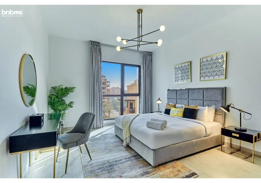 Дубай: Апартаменты bnbmehomes | Elegant Pool View | 2BR Apartment-607