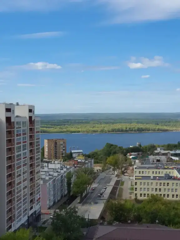 Самара: Квартира EL'HOME Евродвушка с панорамным видом на Волгу