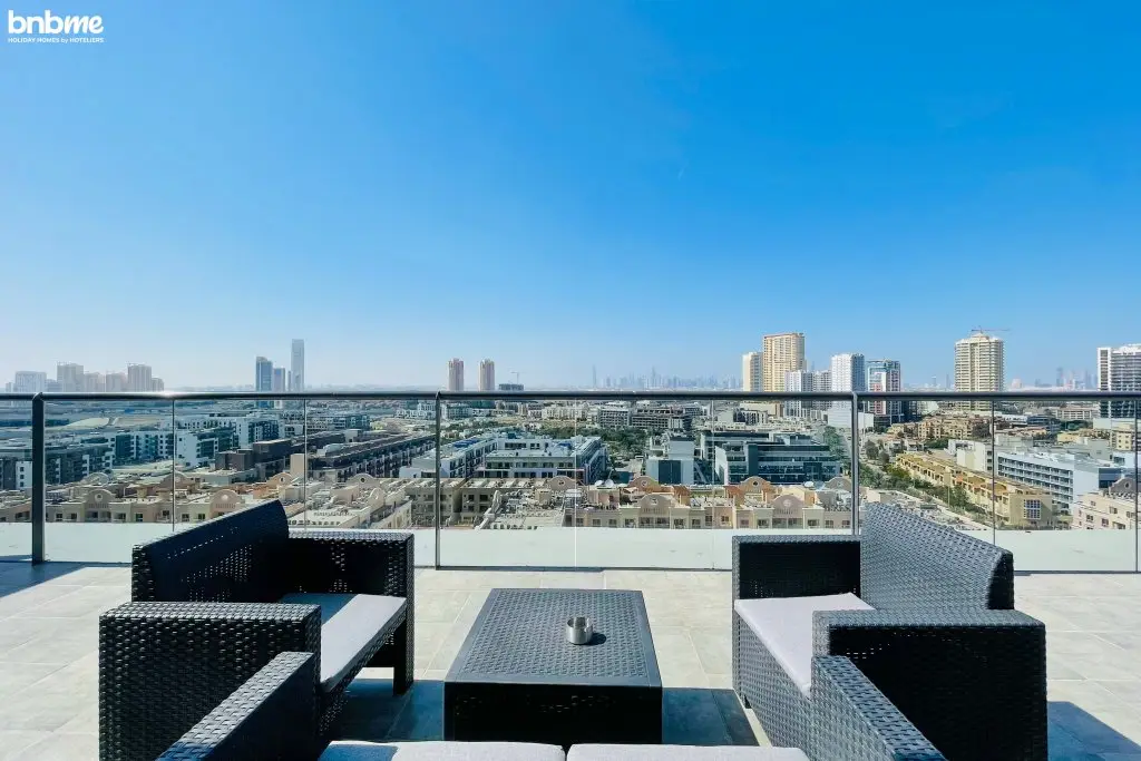 Апартаменты bnbmehomes | Huge Apt in JVC w/ Big Balcony-1002 — фото 1
