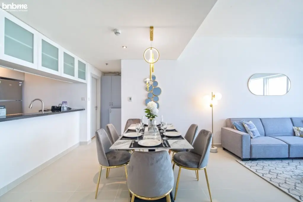 Дубай: Апартаменты Charming 2BR in Marina with Sea View by bnbme-1901