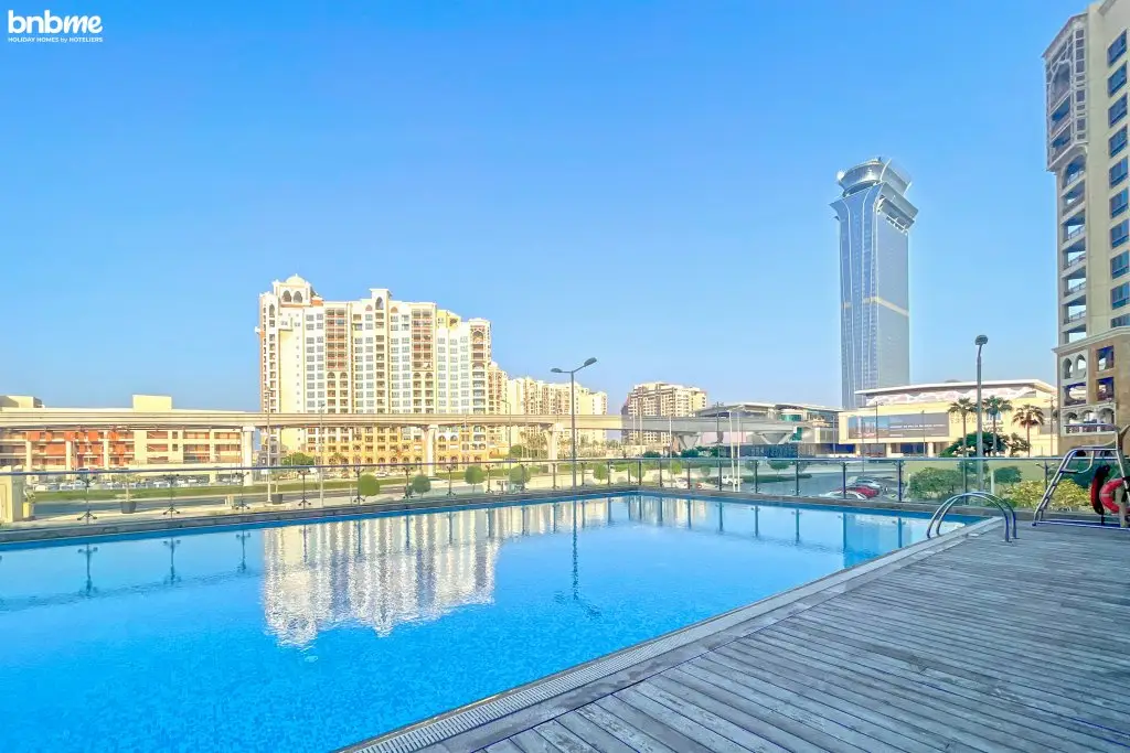 Апартаменты bnbmehomes | Studio in Palm near Mall | Sea View-205 — фото 1