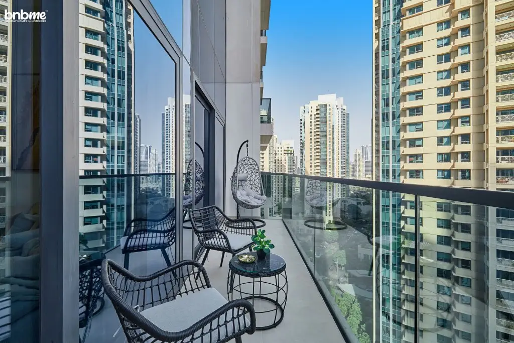 Дубай: Апартаменты bnbmehomes | Urban Oasis | 1 BR Apt in Act Two- 1304
