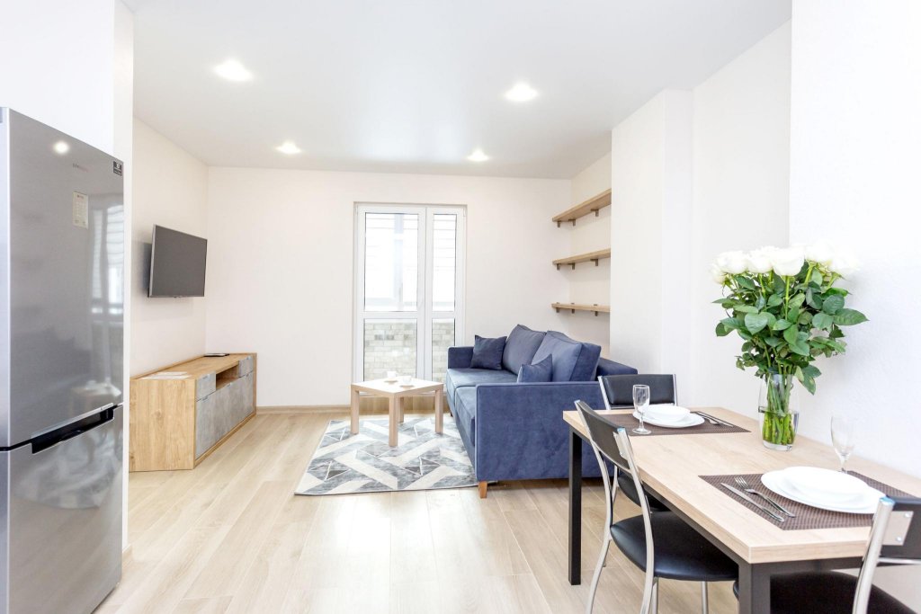 Минск: Bulbash Apartments (Бульбаш Апартаменты) на улице Мстиславца 8