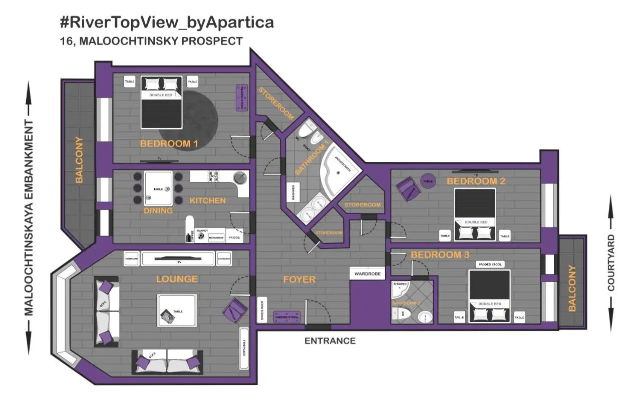 Санкт-Петербург: RiverTopView byApartica