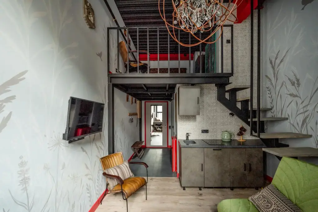 Москва: Soho Bohemian Loft на улице Нижняя Красносельская