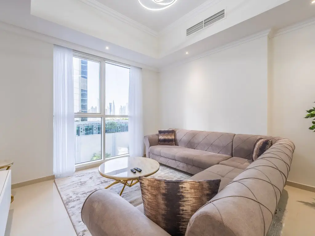 Апартаменты Serene 1BR- City View-2 Mins walk to Dubai Mall — фото 1