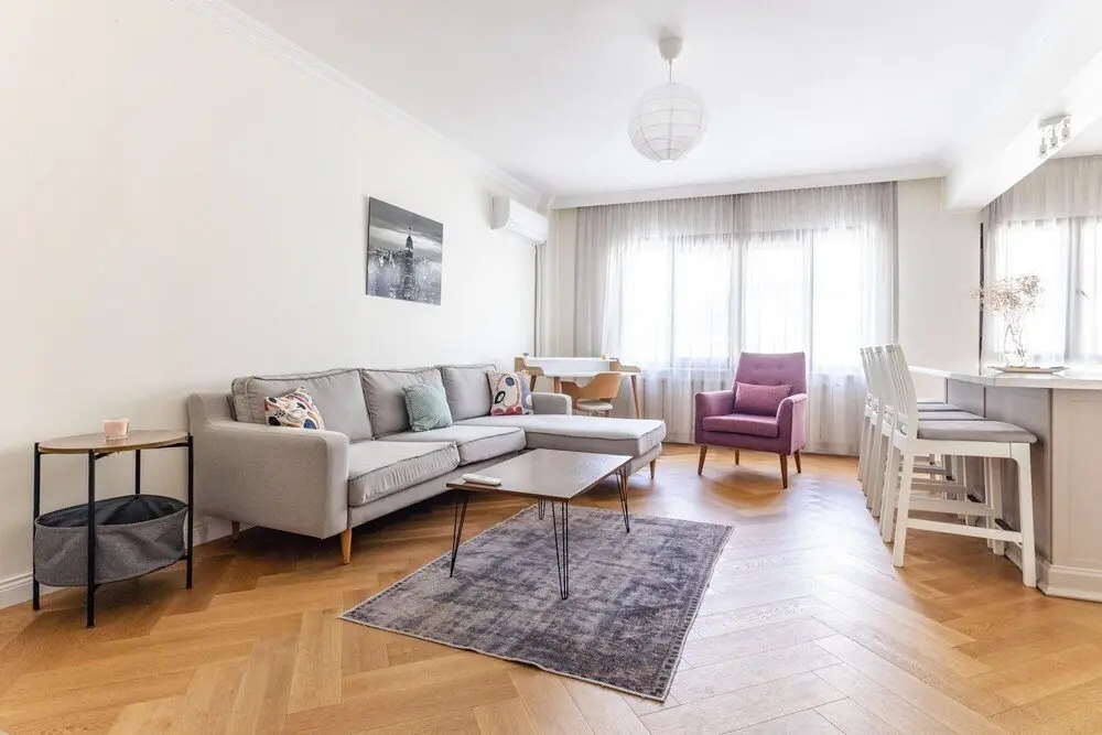 Стамбул: Sleek Luminous Central Flat 10 min to Moda