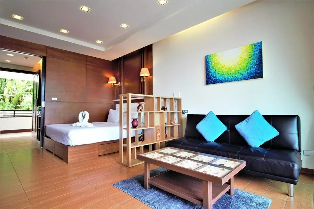Муанг: 309 10m to the Beach Rooftop Pool Gym Wi-fi Kitchen
