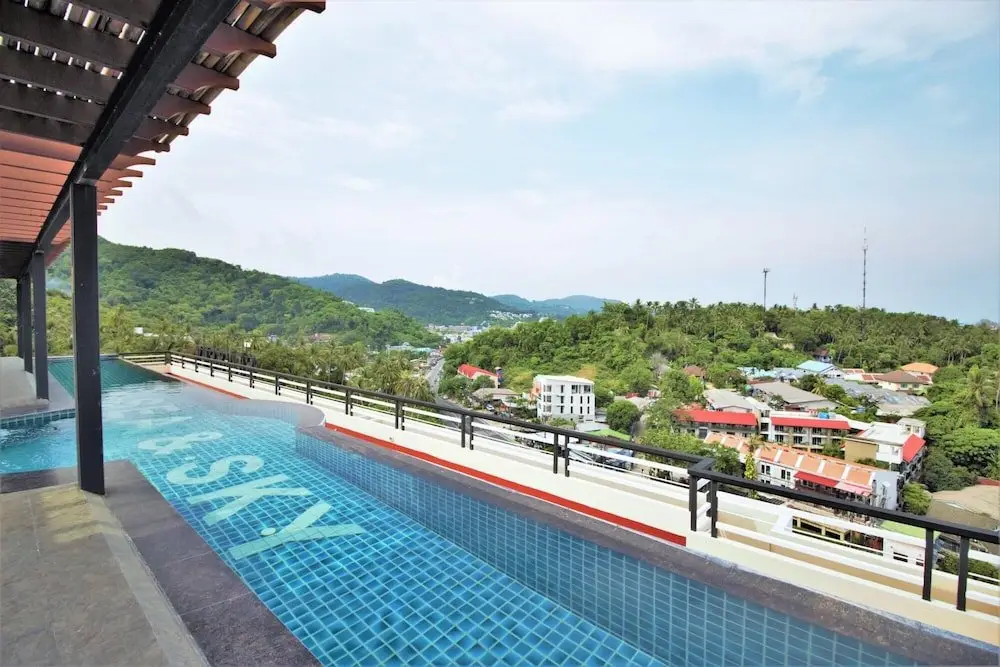 Муанг: 309 10m to the Beach Rooftop Pool Gym Wi-fi Kitchen