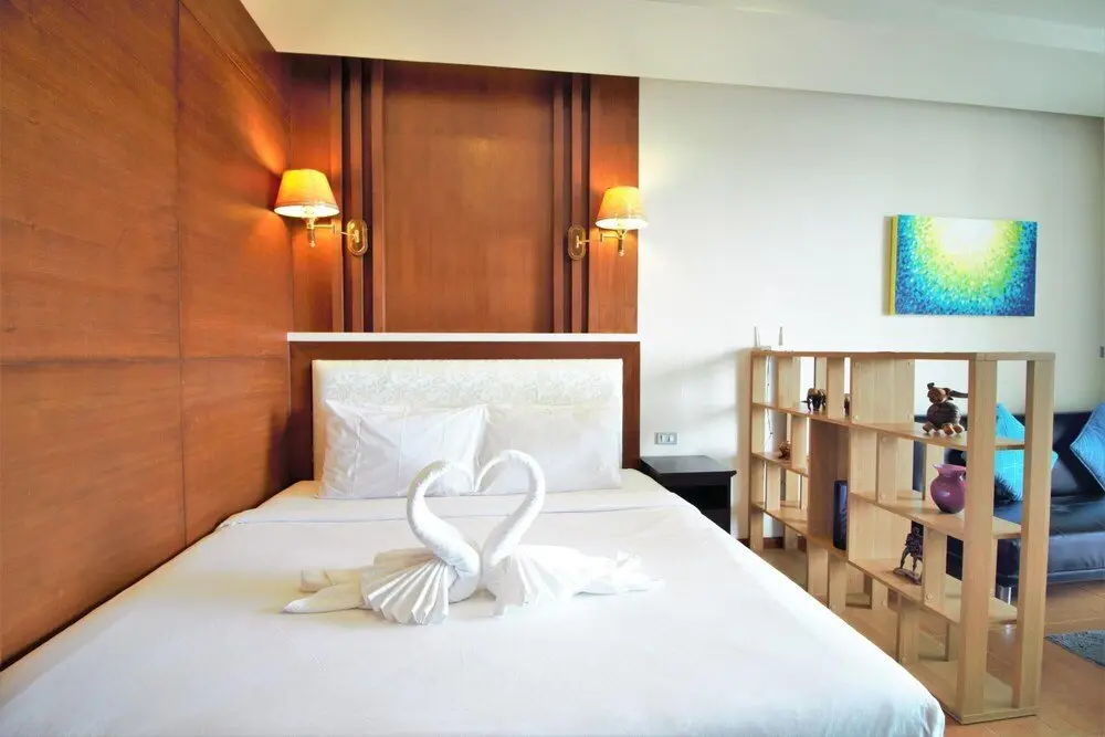 Муанг: 309 10m to the Beach Rooftop Pool Gym Wi-fi Kitchen