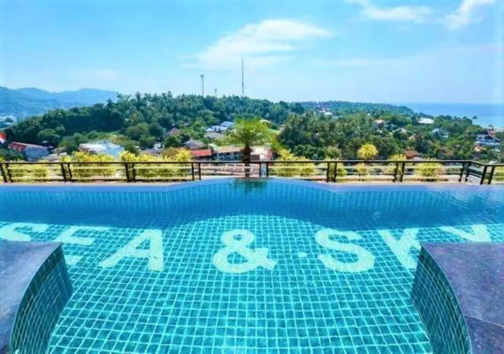 Муанг: 602 10 min to the Beach Sea View Jacuzzi Rooftop Pool