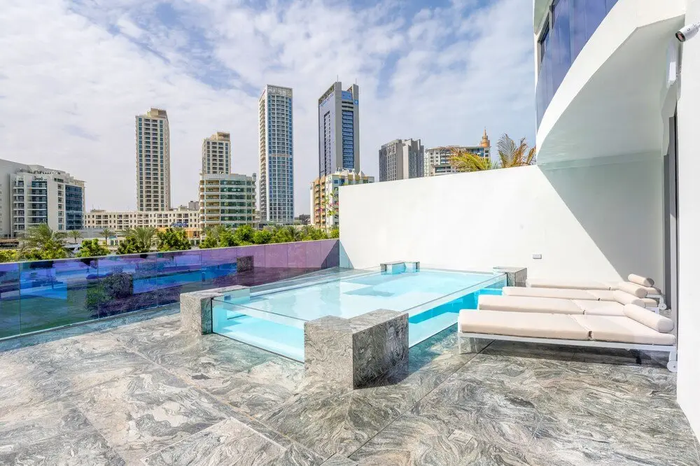 Дубай: Luxe Dubai Marina 3Flr 4BR w Pool Sauna