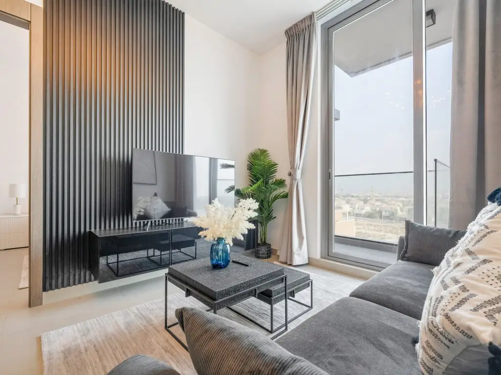 Дубай: Апартаменты Modern 1BR Dubai Skyline View JVC
