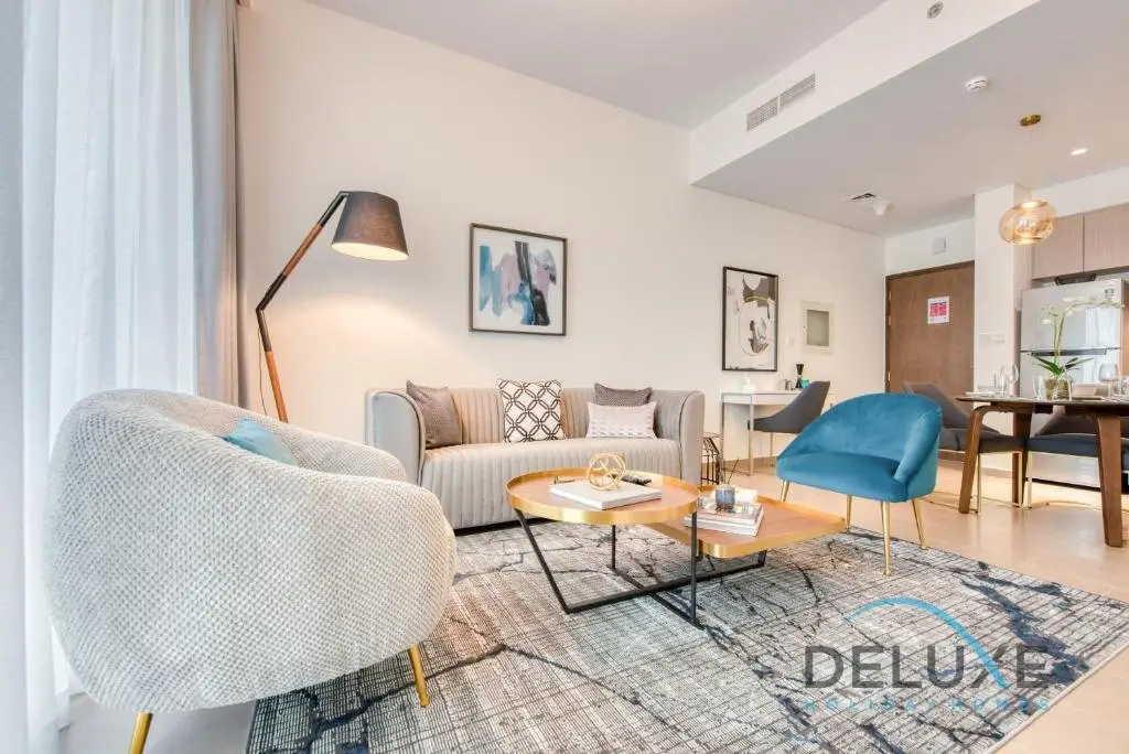 Дубай: Endearing 1BR at Park Heights II Dubai Hills by Deluxe Holiday Homes