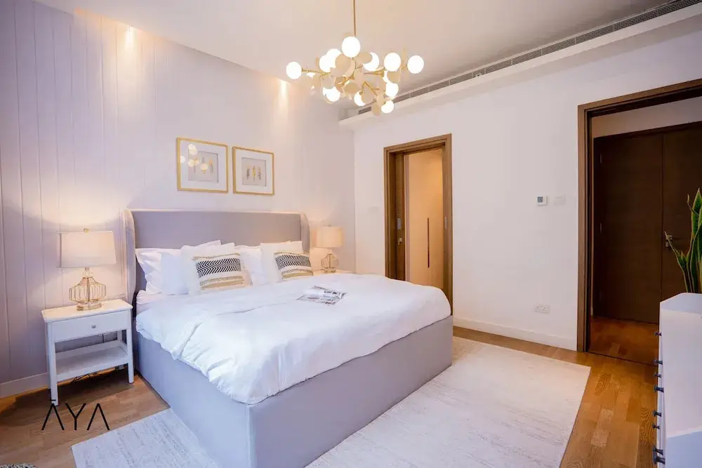 Дубай: Aya - Impeccable 1BR Apartment with Balcony in City Walk