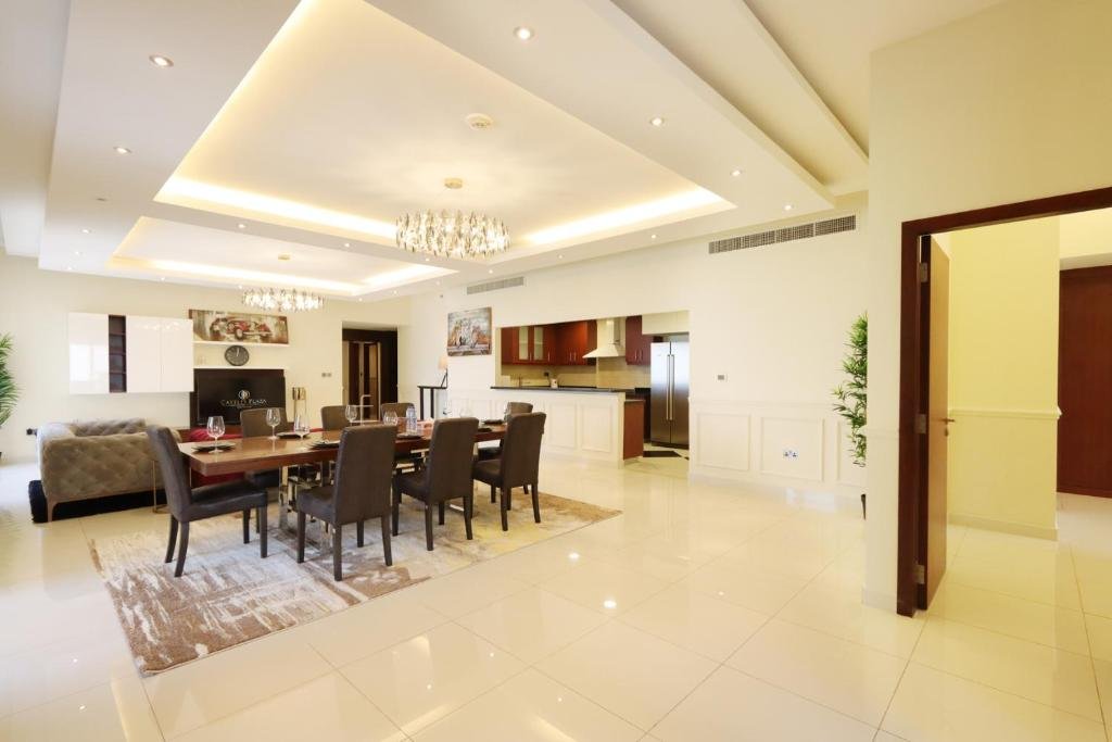 Дубай: JBR The Walk Rimal - 4-Bedroom Suite Full Sea View High floor
