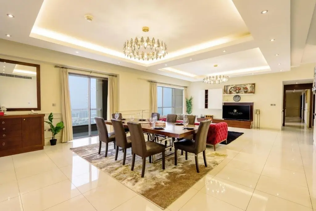 Дубай: JBR The Walk Rimal - 4-Bedroom Suite Full Sea View High floor